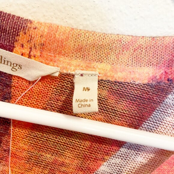 Soft Surroundings Plein de Couleurs Sweater Knit Tunic Multicolor Size Medium - Picture 5 of 9